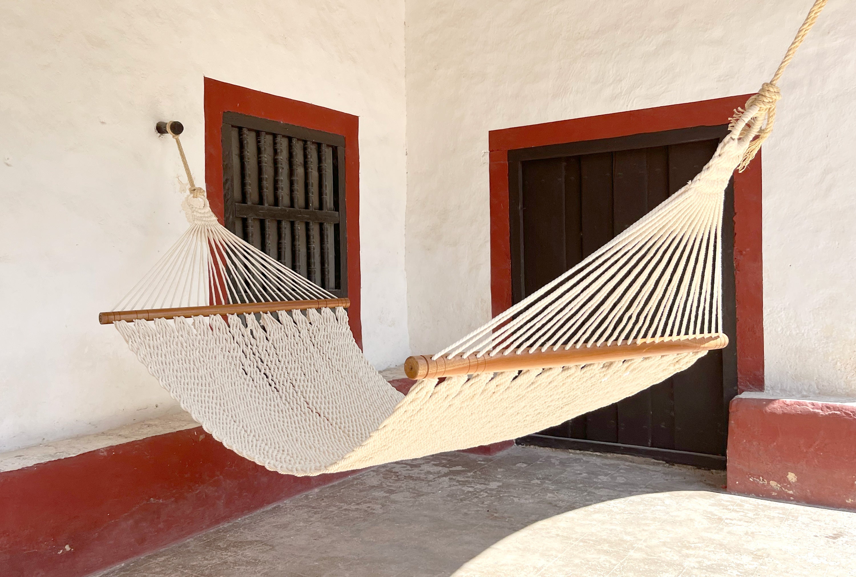 Hammock Hacienda Americana Handwoven Cotton Two Person Luxury Outdoor