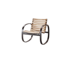 Outdoor Rocking Chair Teak Aluminum