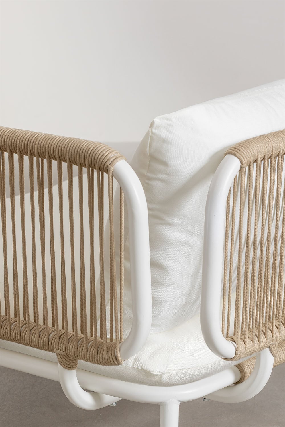 Steel Garden Corner Sofa 2 Piece Modular
