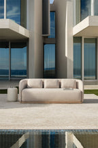 Classic 3 Seater Acacia Wood Garden Sofa