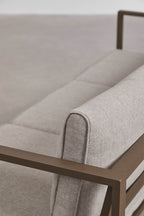 3 Seater Aluminium Garden Sofa