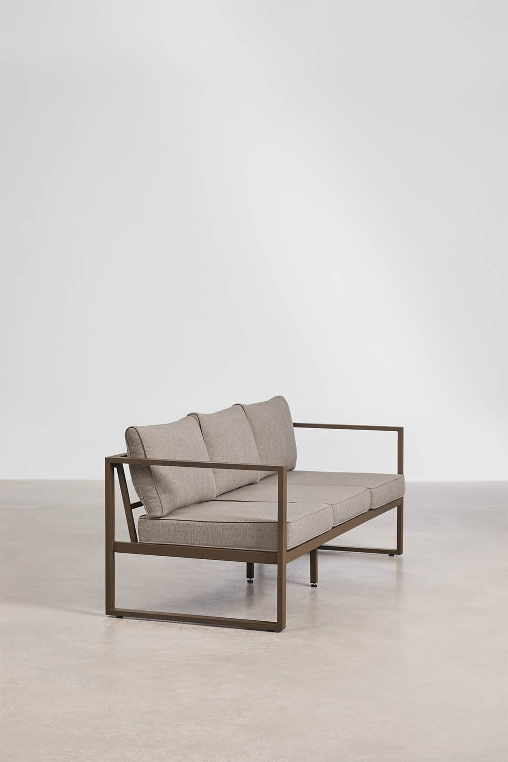 3 Seater Aluminium Garden Sofa