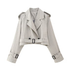 Heidi-Mode | Kurzer Trenchcoat