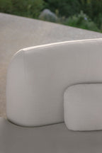 4 Piece Curved Modular Acacia Wood Garden Sofa