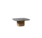 Outdoor Coffee Table Teak Small Square