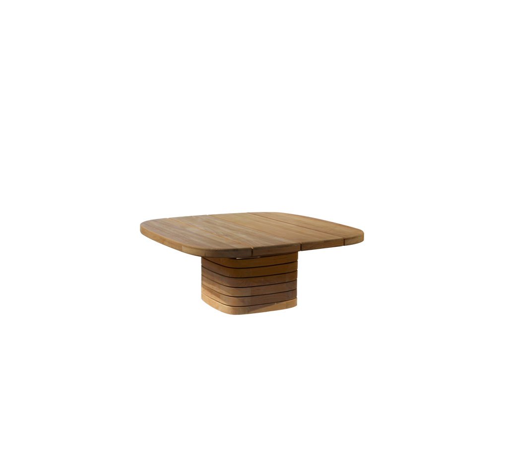 Outdoor Coffee Table Teak Small Square