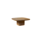 Outdoor Coffee Table Teak Small Square