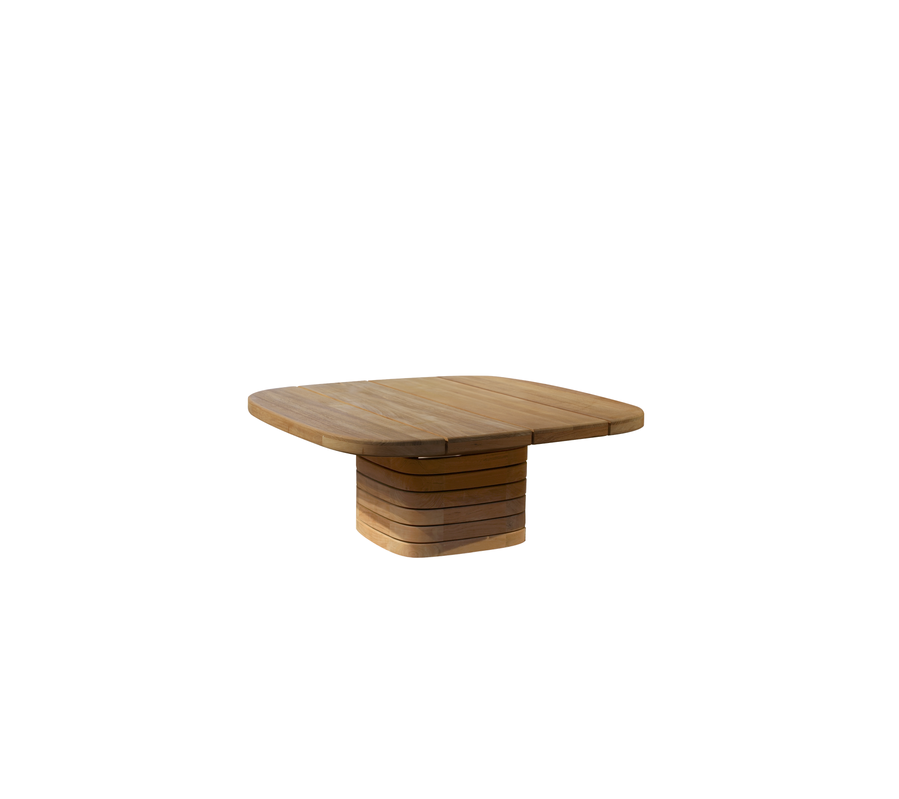 Outdoor Coffee Table Teak Small Square