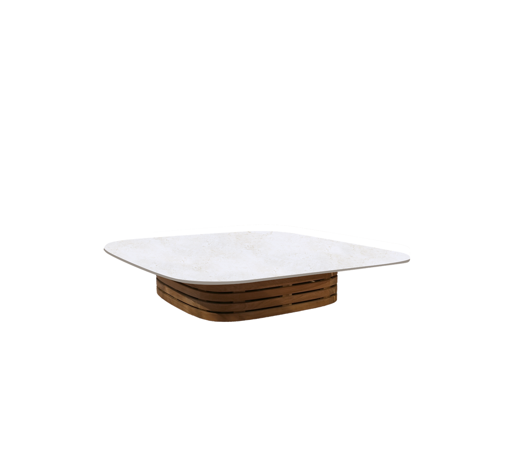 Outdoor Coffee Table Teak Large Square