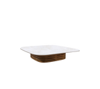 Outdoor Coffee Table Teak Large Square