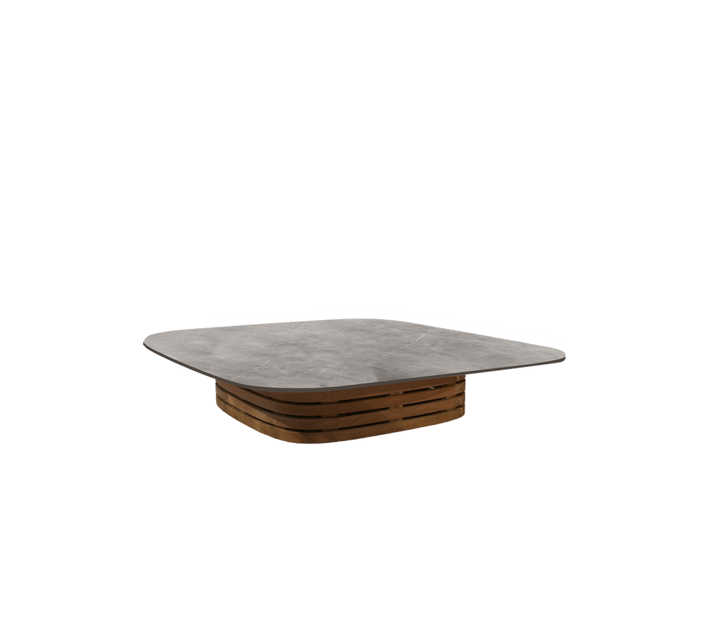 Outdoor Coffee Table Teak Large Square