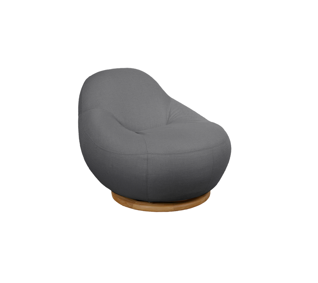Swivel Lounge Chair Teak Base