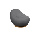 Swivel Lounge Chair Teak Base