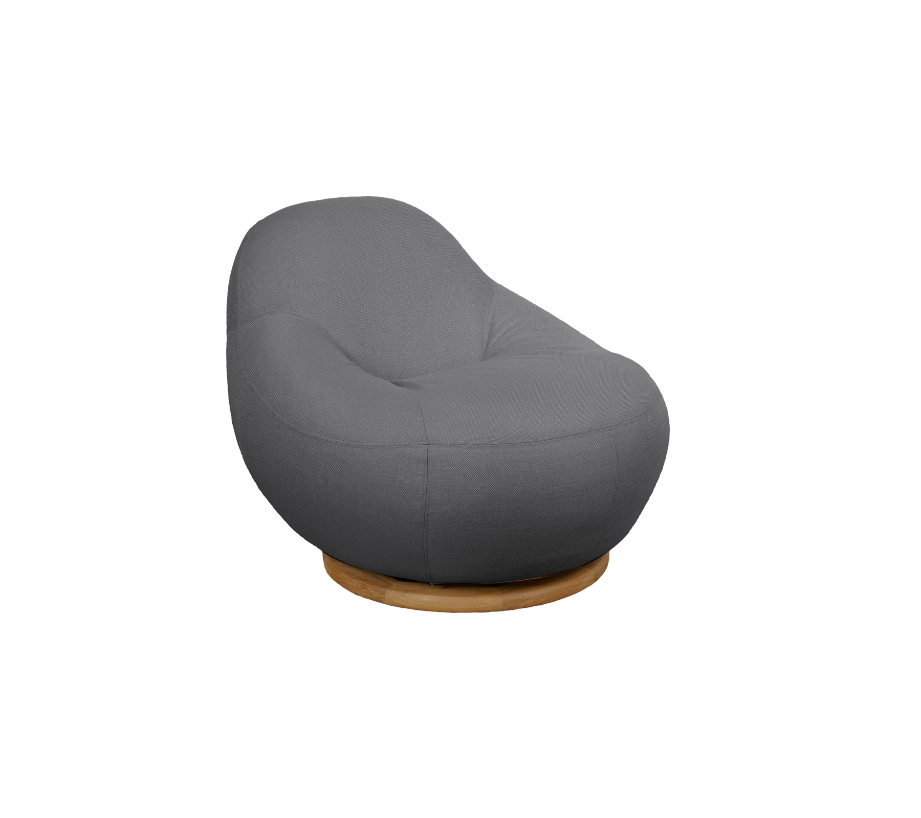 Swivel Lounge Chair Teak Base