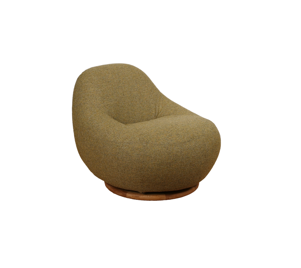 Swivel Lounge Chair Teak Base