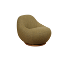 Swivel Lounge Chair Teak Base