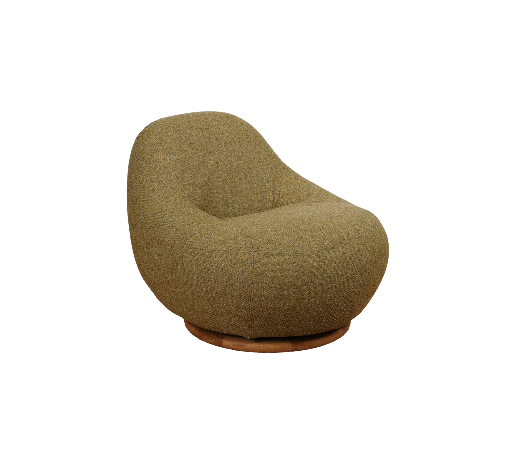 Swivel Lounge Chair Teak Base