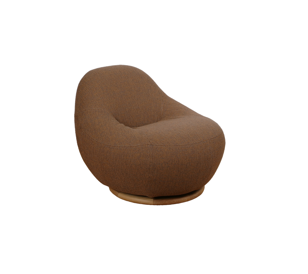 Swivel Lounge Chair Teak Base