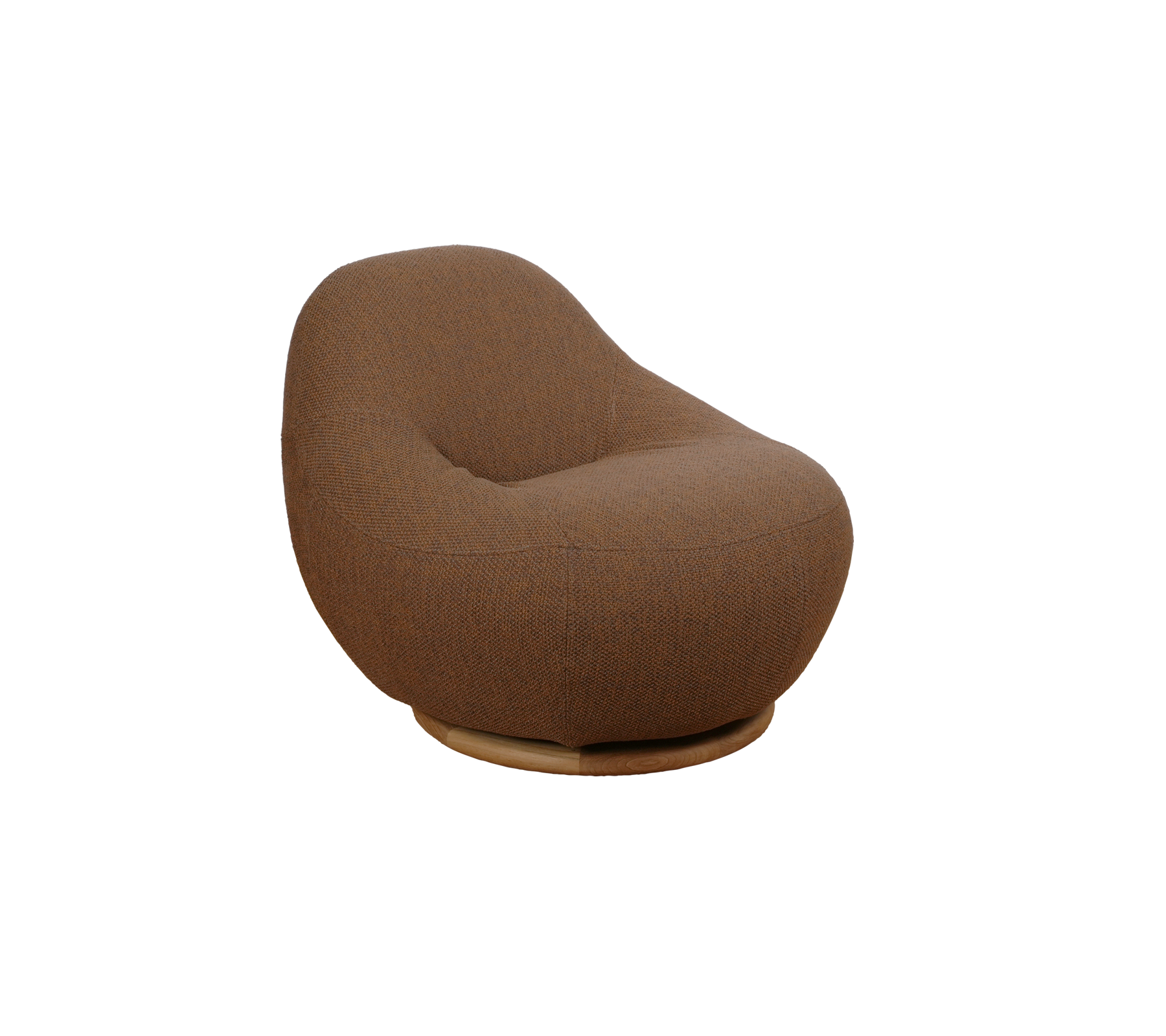 Swivel Lounge Chair Teak Base