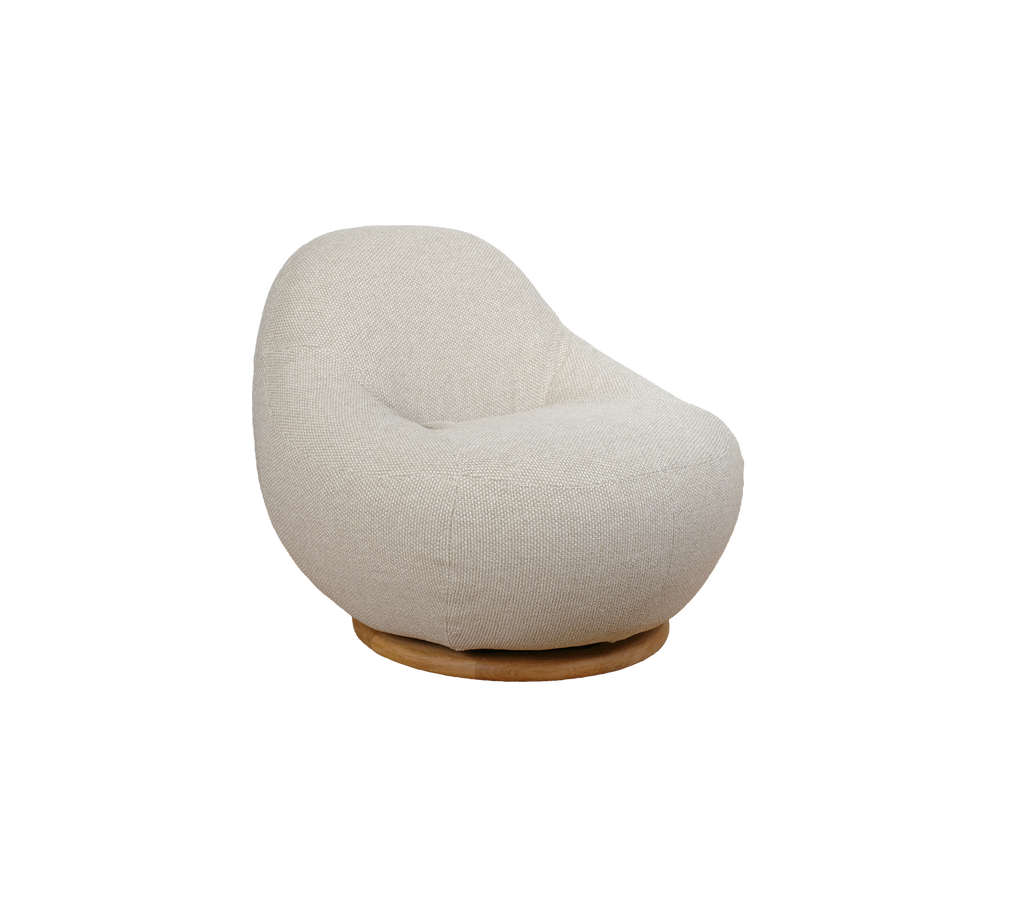 Swivel Lounge Chair Teak Base