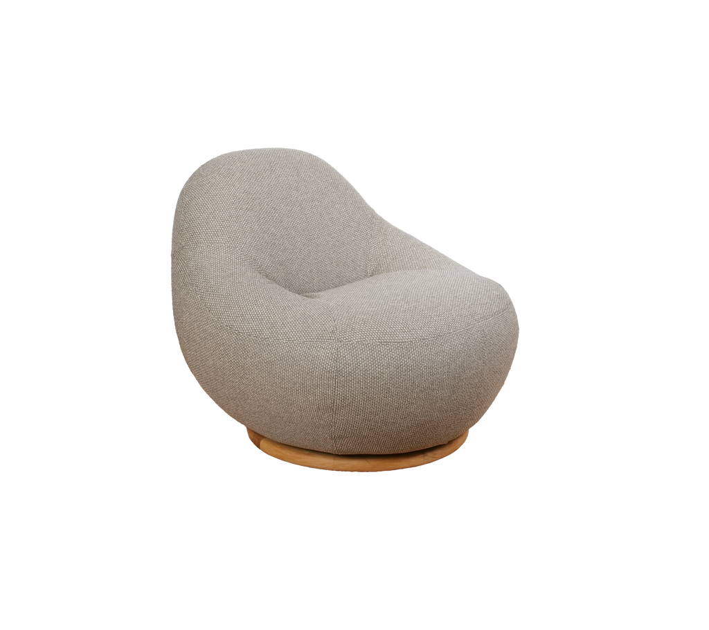 Swivel Lounge Chair Teak Base