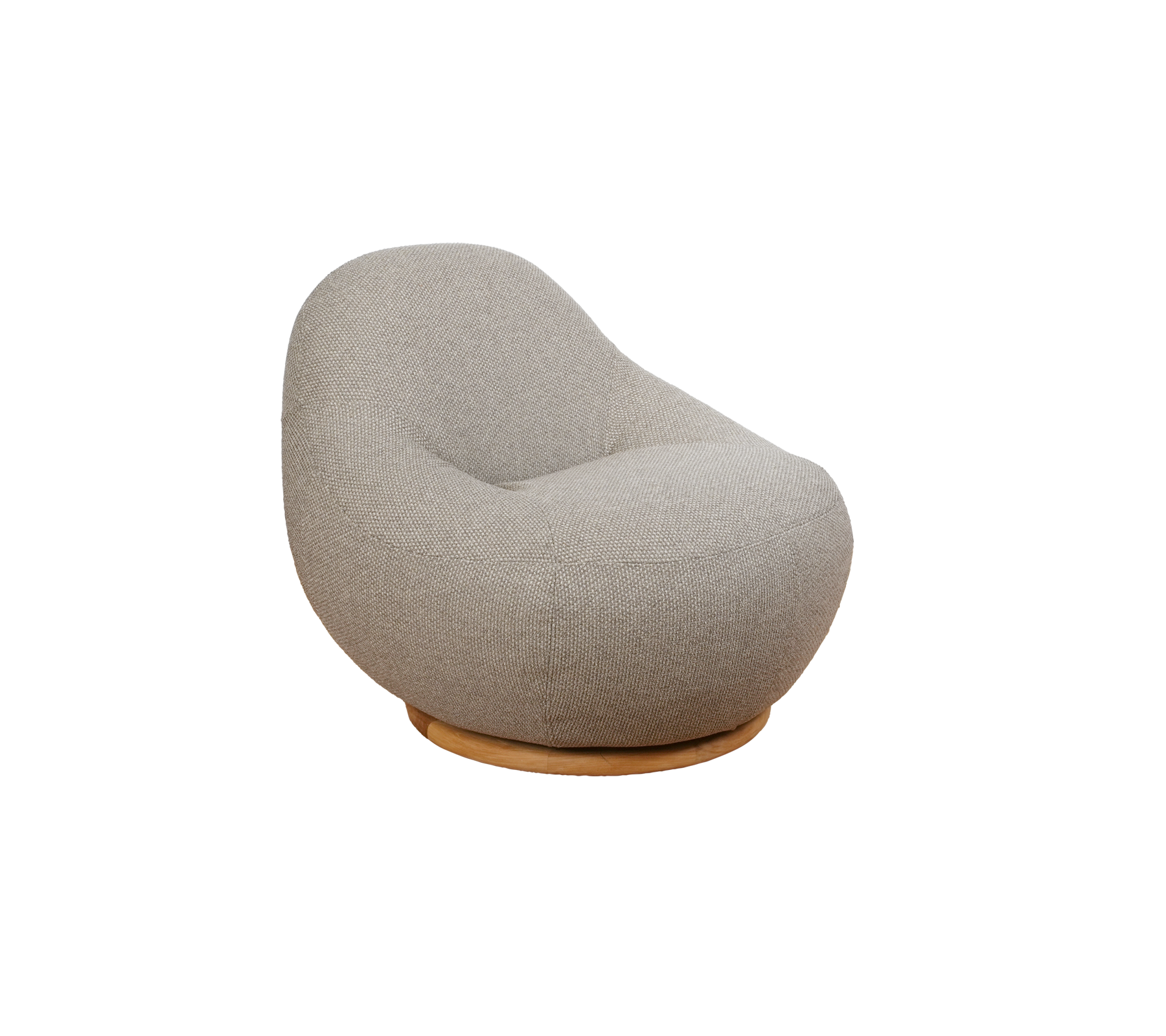 Swivel Lounge Chair Teak Base