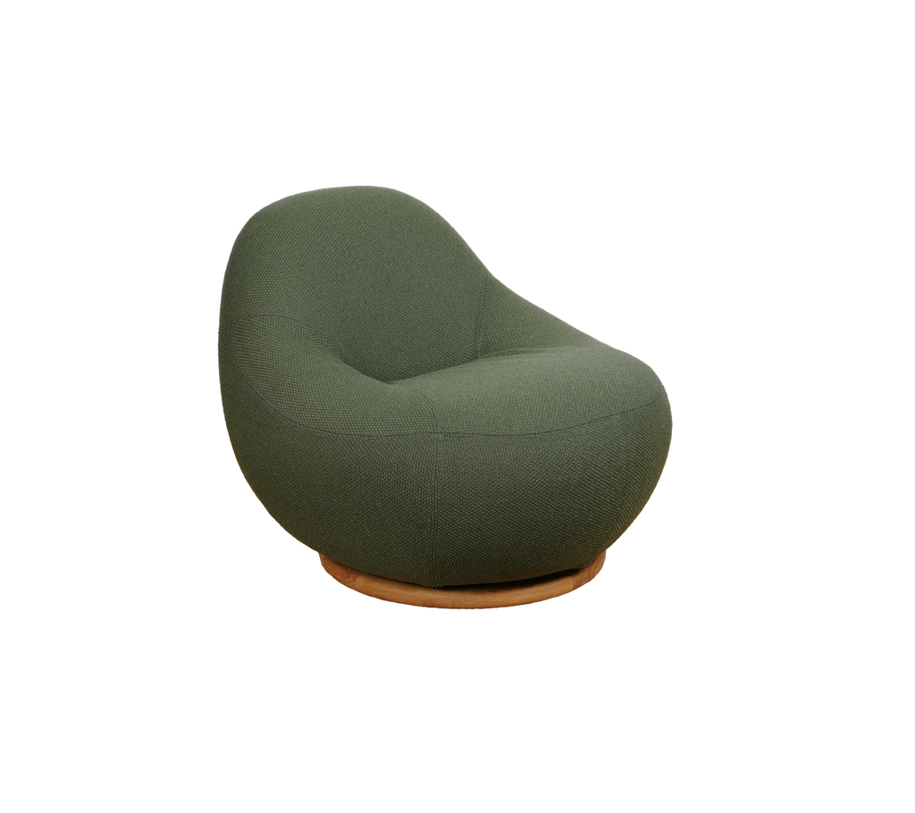 Swivel Lounge Chair Teak Base