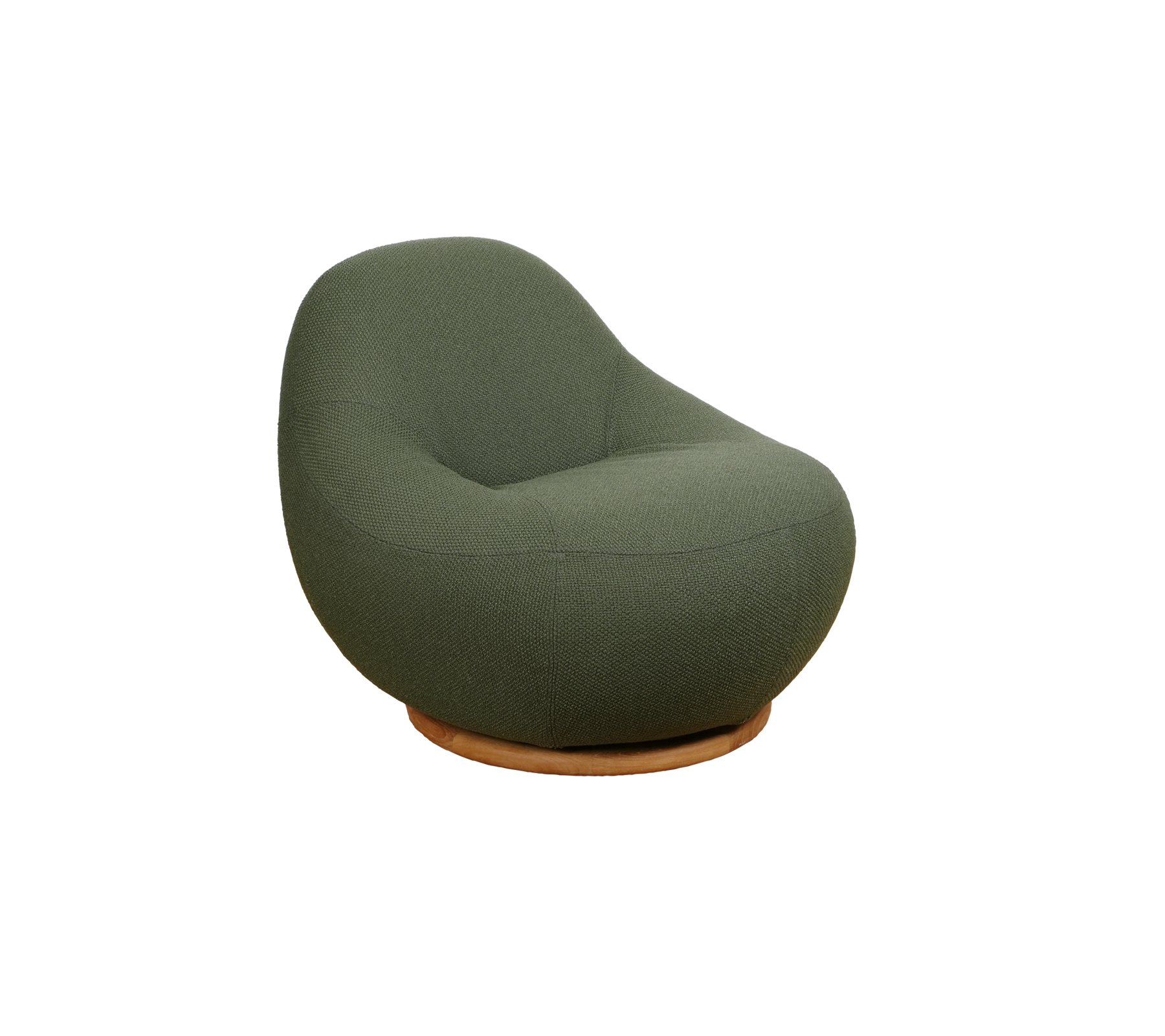 Swivel Lounge Chair Teak Base