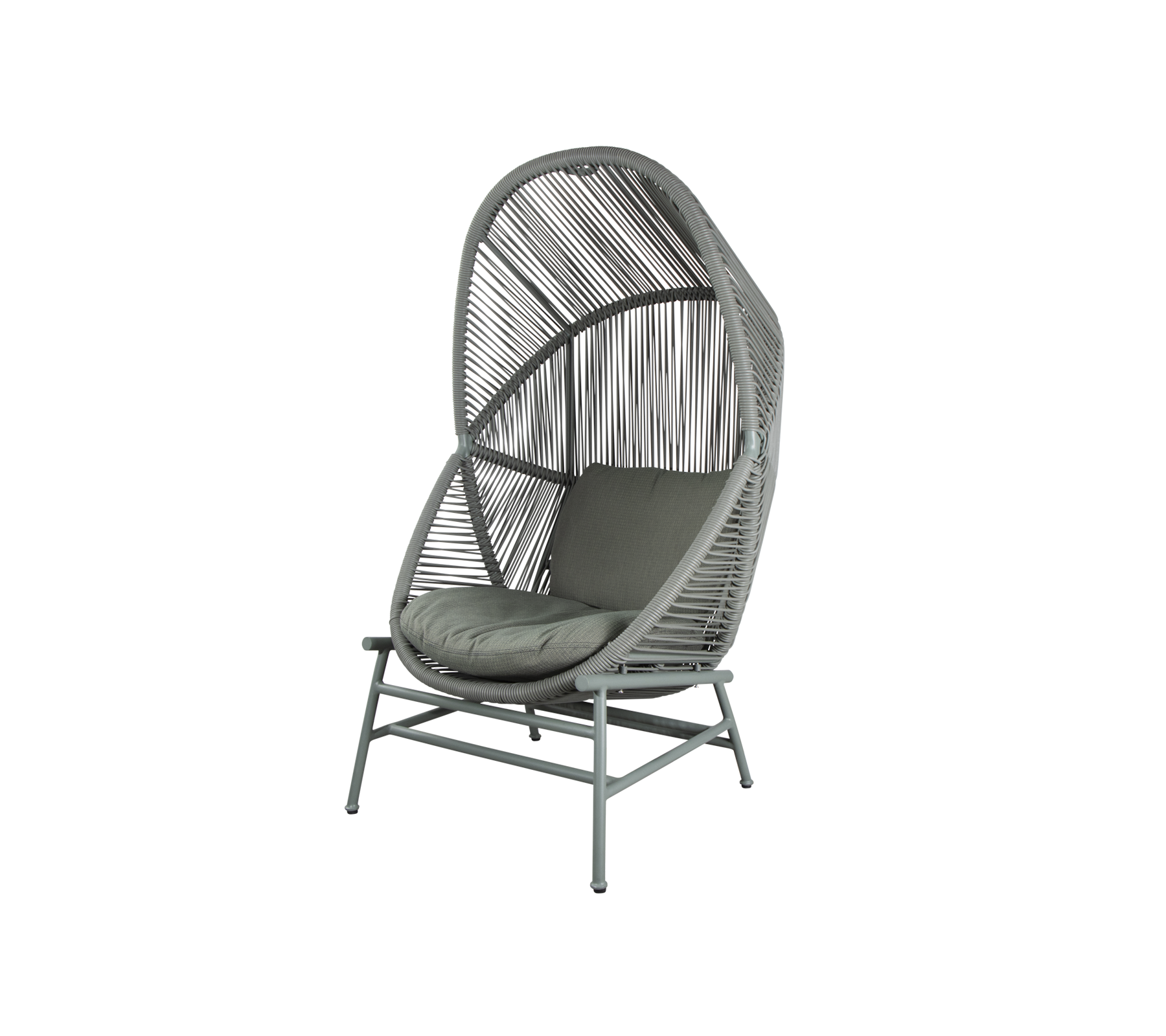 Woven Outdoor Lounge Chair Rope Base