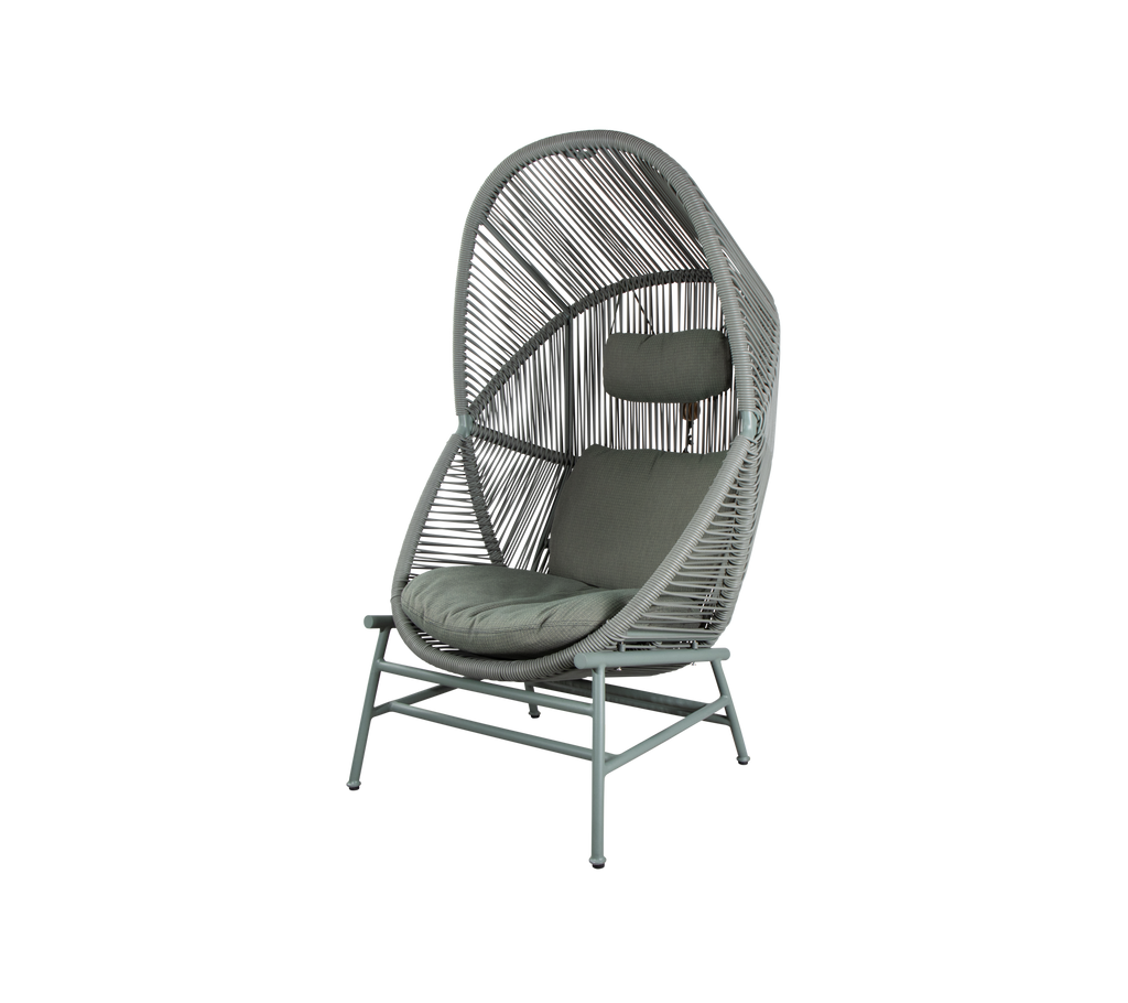 Woven Outdoor Lounge Chair Rope Base