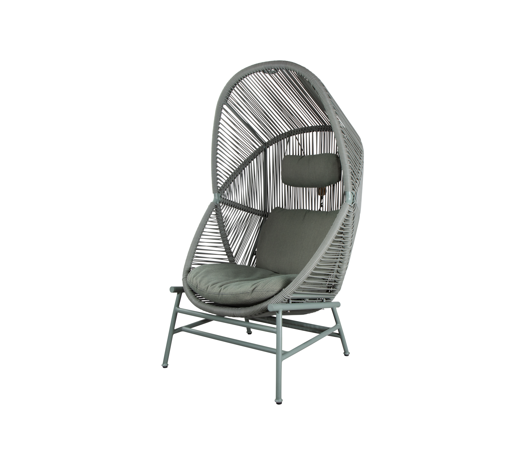 Woven Outdoor Lounge Chair Rope Base