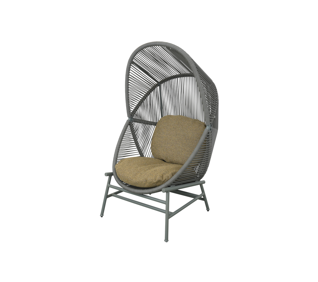 Woven Outdoor Lounge Chair Rope Base