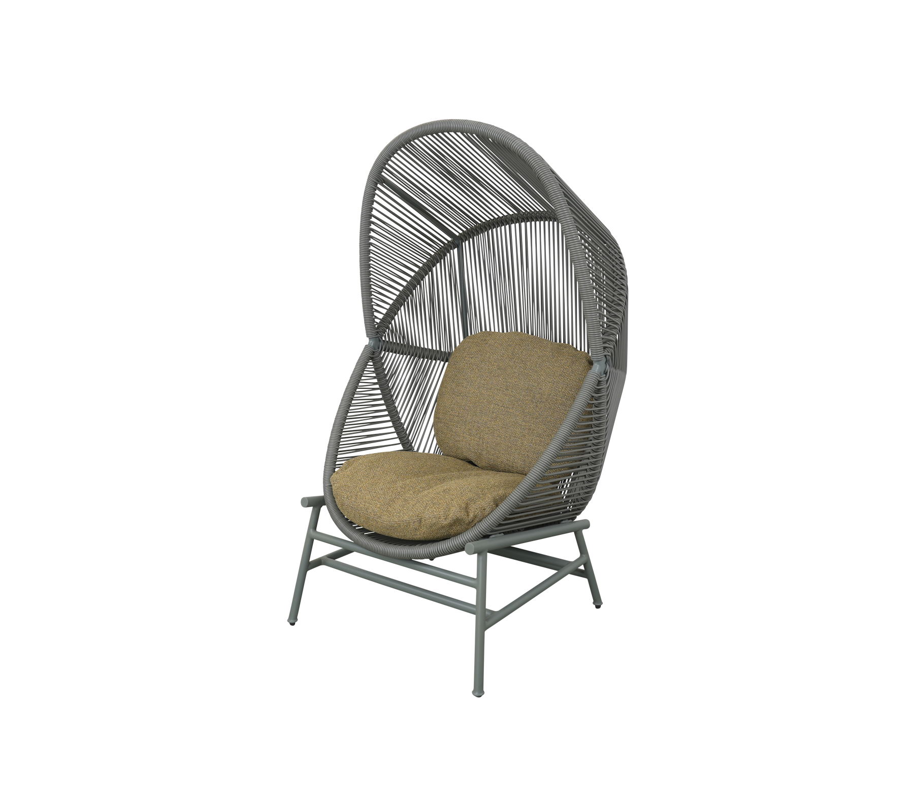Woven Outdoor Lounge Chair Rope Base
