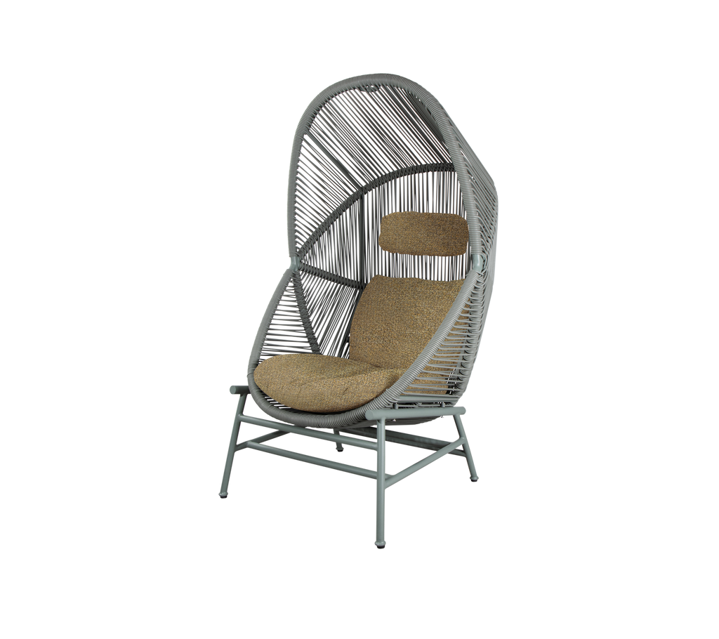 Woven Outdoor Lounge Chair Rope Base