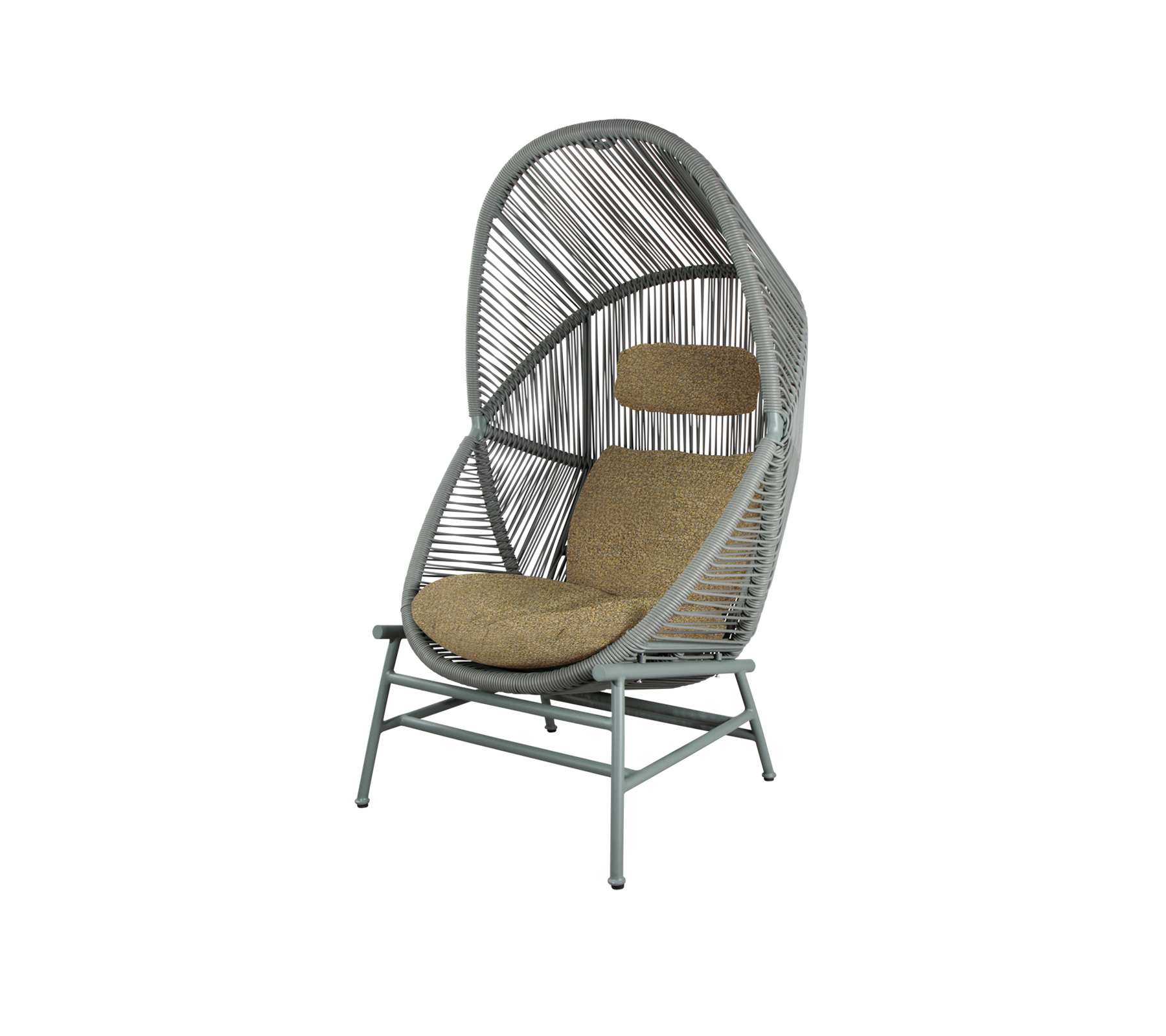 Woven Outdoor Lounge Chair Rope Base