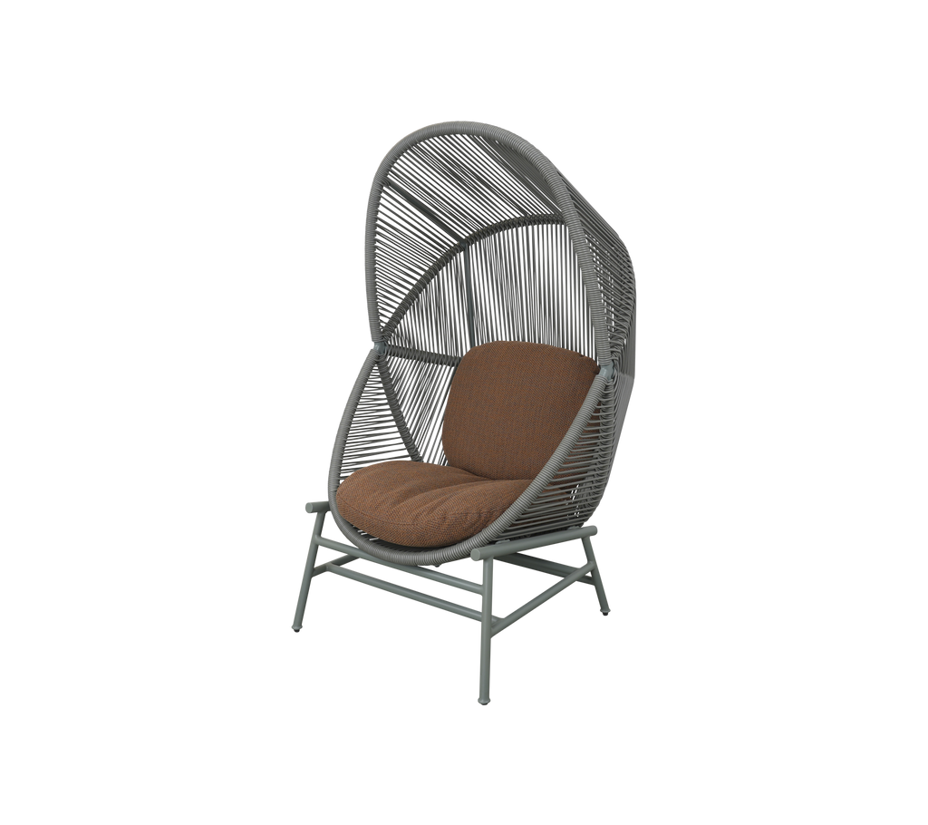 Woven Outdoor Lounge Chair Rope Base
