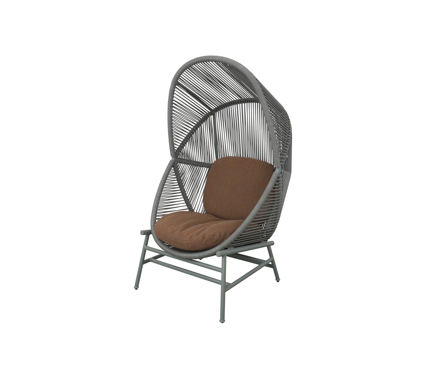 Woven Outdoor Lounge Chair Rope Base