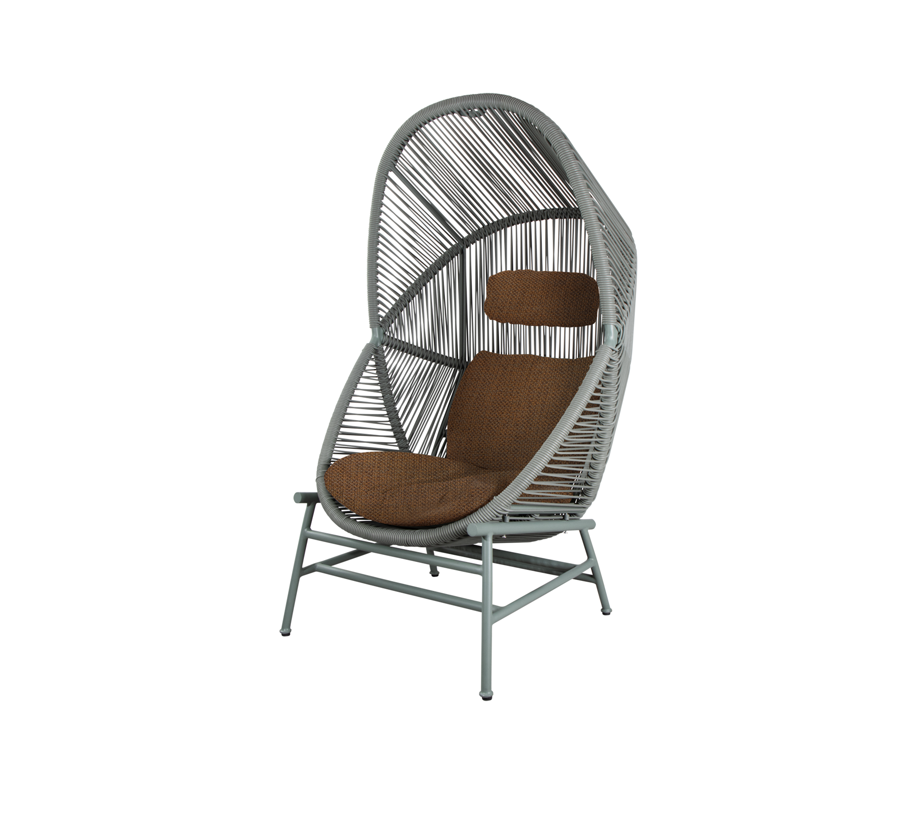 Woven Outdoor Lounge Chair Rope Base