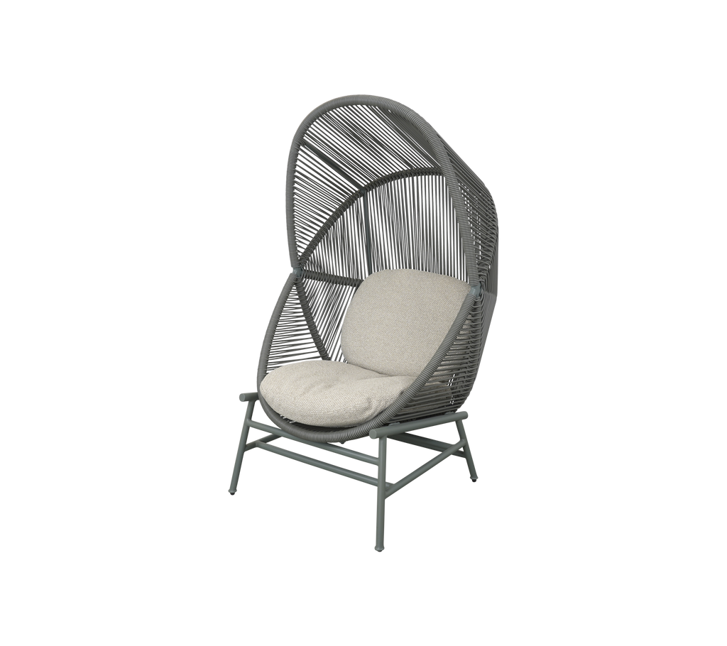 Woven Outdoor Lounge Chair Rope Base