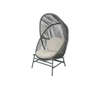 Woven Outdoor Lounge Chair Rope Base