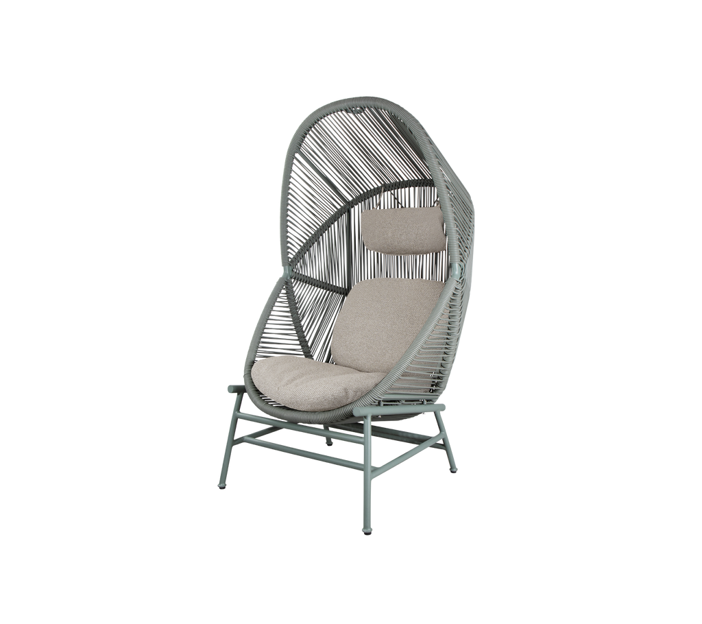 Woven Outdoor Lounge Chair Rope Base