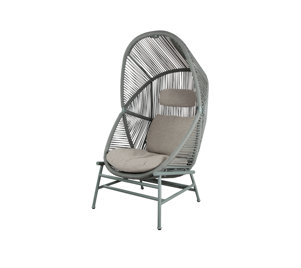 Woven Outdoor Lounge Chair Rope Base