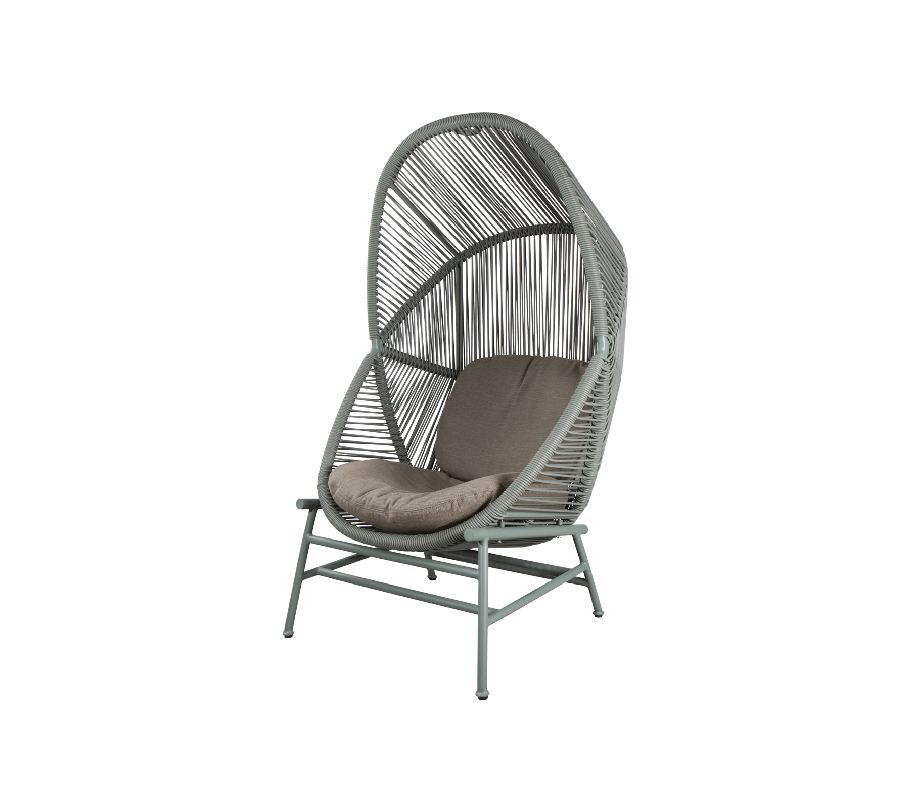 Woven Outdoor Lounge Chair Rope Base