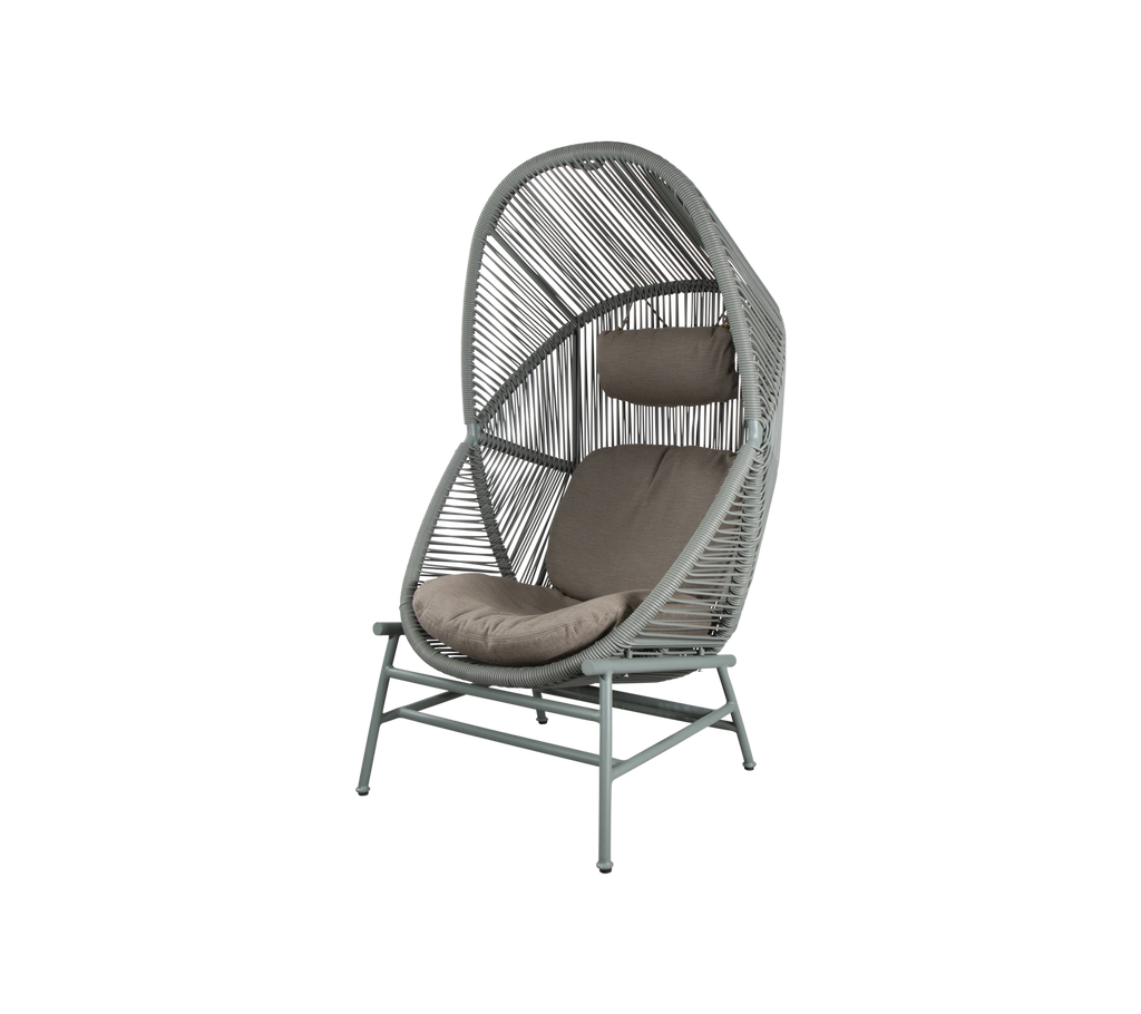 Woven Outdoor Lounge Chair Rope Base