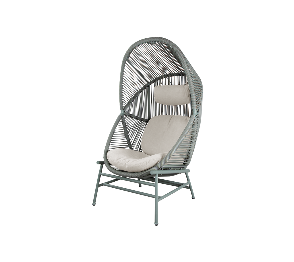 Woven Outdoor Lounge Chair Rope Base