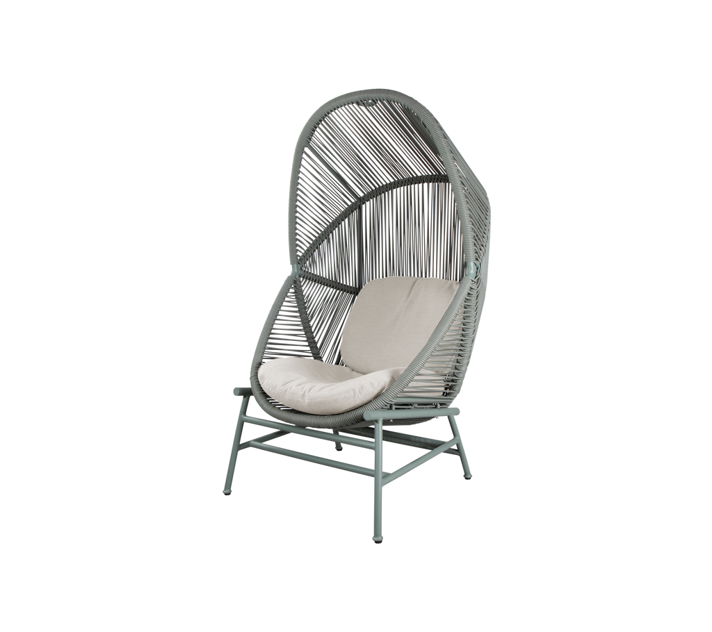 Woven Outdoor Lounge Chair Rope Base