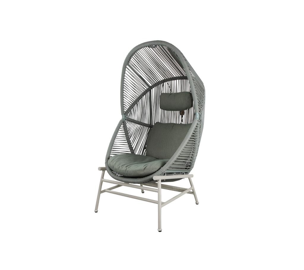 Woven Outdoor Lounge Chair Rope Base