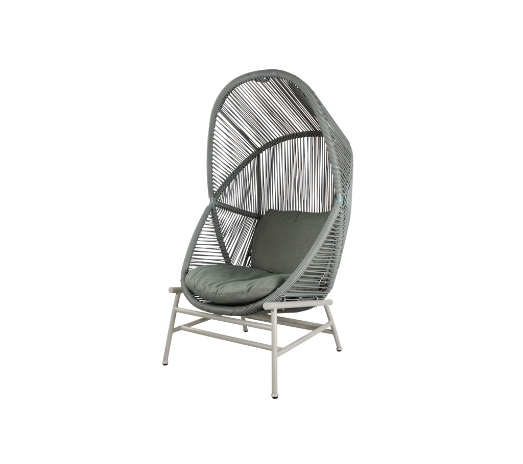 Woven Outdoor Lounge Chair Rope Base