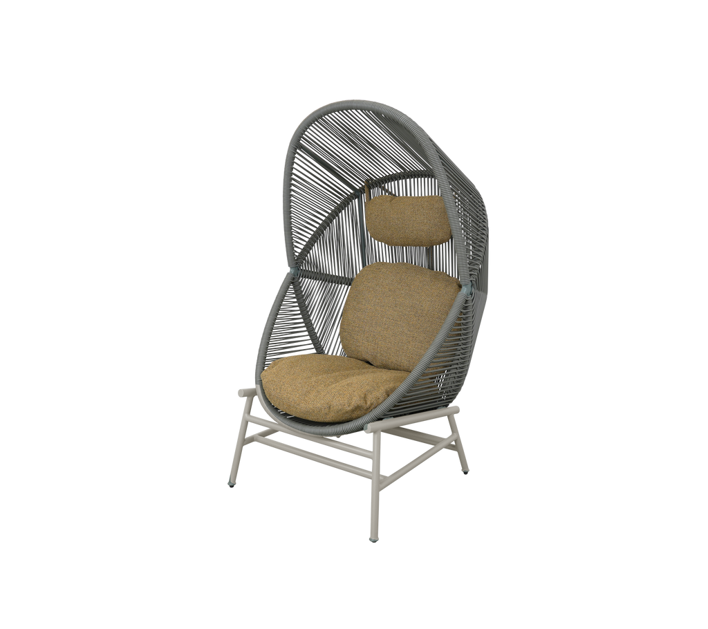 Woven Outdoor Lounge Chair Rope Base