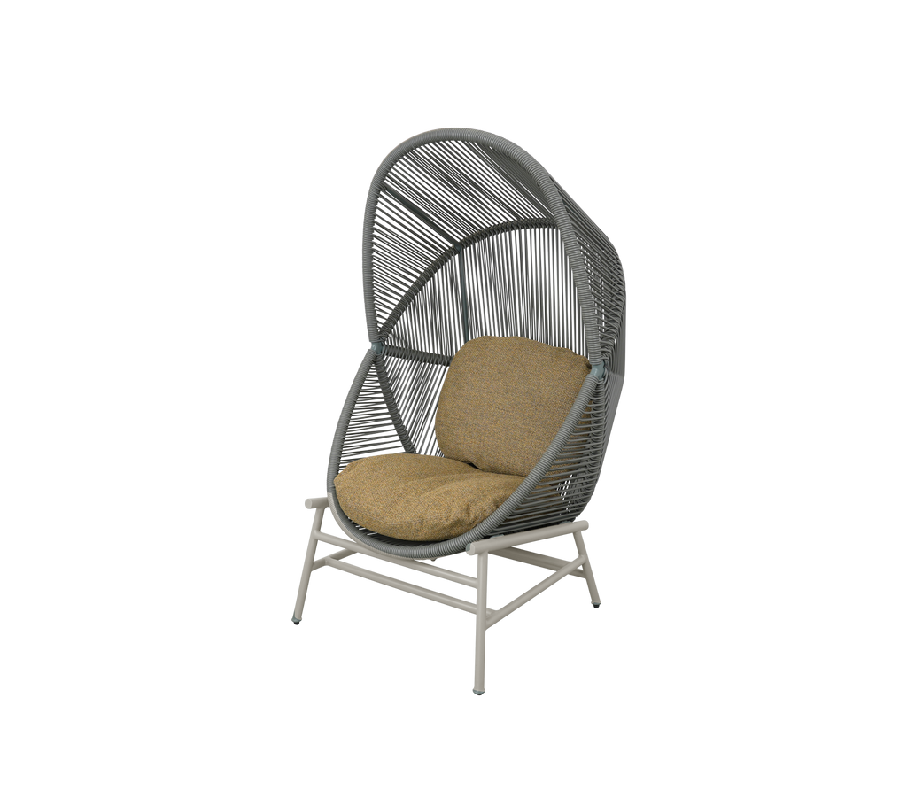 Woven Outdoor Lounge Chair Rope Base